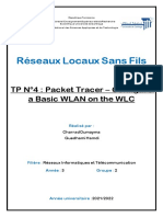 Réseaux Locaux Sans Fils: TP N°4: Packet Tracer - Configure A Basic WLAN On The WLC