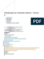 Introdução Ao Controle Interno - Turma 4