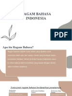 Ragam Bahasa Indonesia: Oleh:Hafizah Endar Paradila