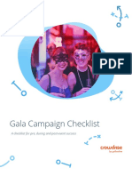 Gala Campaign Checklist: A Checklist For Pre, During and Post-Event Success