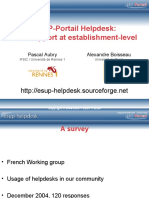 ESUP-Portail Helpdesk: User Support at Establishment-Level: Pascal Aubry Alexandre Boisseau