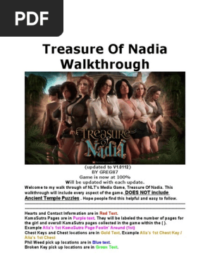 Treasure Of Nadia Walkthrough