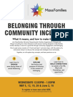 Belonging Through Community Inclusion