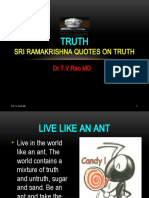 Truth: Sri Ramakrishna Quotes On Truth