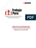Manual de Uso Del Sistema Masi para El Proceso de Selección de Participantes - 27.10.21