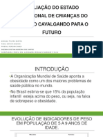 2 - Avaliação Do Estado Nutricional de Crianças Do Projeto