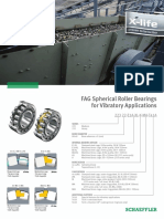 FAG Spherical Roller Bearings For Vibratory Applications: 223 22-E1A-XL-K-MA-T41A