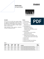 Data Sheet: HDSP-Uxxx Series HDSP-U1xx/U2xx/U3xx/U4xx/U5xx Series