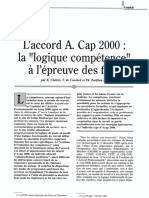 ACAP 2000 (1990), « Accord sur la Conduite de l’Activité Professionnelle dans les entreprises sidérurgiques », 17 décembre.