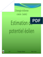 Estimation de Potentiel Éolien