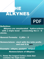 4 The Alkynes