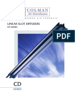 CD Series Linear Slot Diffusers