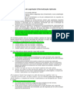 Simulado de Legislação E Normatização Aplicada