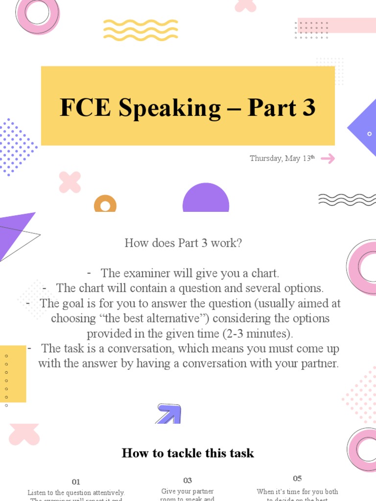 FCE Speaking Part 3 | PDF | Career & Growth