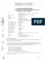 Acta de Observaciones Caral