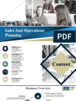 Sales and Operations Planning: Your Company Name