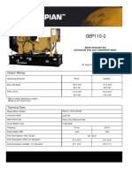 Output Ratings: Diesel Generator Set Exclusively From Your Caterpillar® Dealer