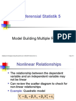 Inferensial Statistik 5: Model Building Multiple Regression