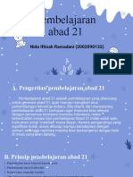 PEMBELAJARAN ABAD 21 Nida Iftinah Ramadani (2002090132)