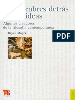 MAGEE, Bryan - Los Hombres Detrás de Las Ideas. Algunos Creadores de La Filosofía Contemporánea (1993)