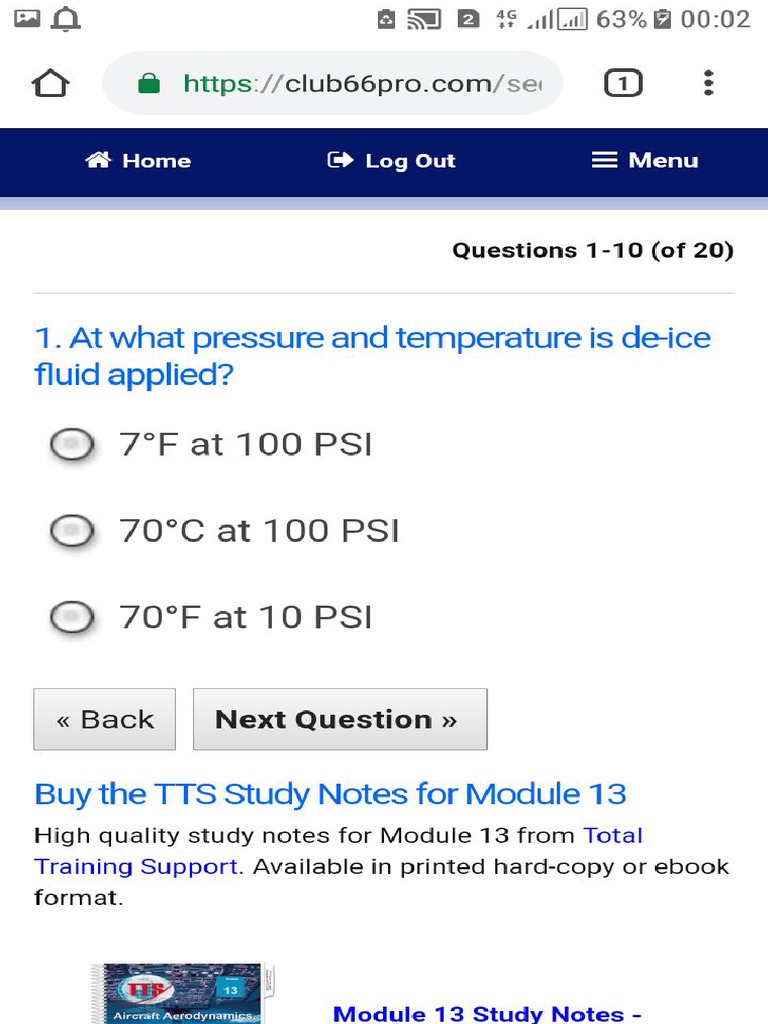 15.3 Ice and Rain Protection 20 Questions PDF