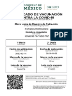 Certificado de Vacunación COVID 