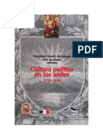 Cultura Politica en Los Andes (1750 - 1950)