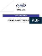 LISTA RICAMBI  F455 COMBUSTOR C