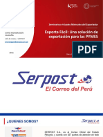 Régimen Aduanero Especial de Envíos Postales - Exporta Fácil - Parte III