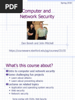 Computer and Network Security: Dan Boneh and John Mitchell