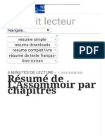 Résumé de L'Assommoir Par Chapitres