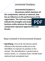 Definition: Environmental Analysis Is