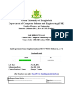 Green University of Bangladesh Department of Computer Science and Engineering (CSE)