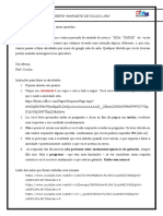 Atividade 6° - Língua Portuguesa - Semana 1 e 2