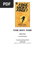 Nicky Cruz - Foge Nicky, Foge