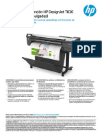 Impresora Multifunción HP Designjet T830 de 91,44 CM (36 Pulgadas)