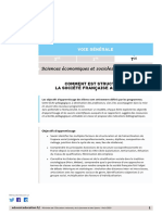 Comment est structurée la société française actuelle