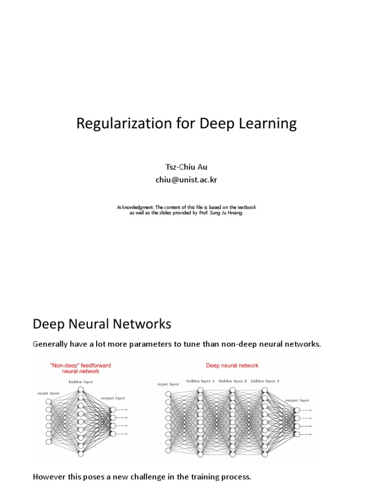 Regularization For Deep Learning A Taxonomy