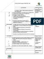 Calendarización 2021 DE PASTORAL