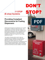 AAA-Code Compliant Dispenser Disconnects-Emergency Stop