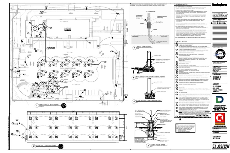 Electrical Site Plan for Car Wash | PDF | Wire | Electricity