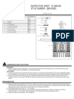 Instruction Sheet Is Qmc403 - Style Number Qmc403Bo:: Package Contents