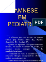 Palestra Liga Pediatria - Anamnese