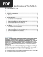 Supported Key Combinations