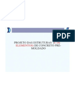 Projeto estruturas concreto pré-moldado