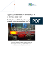 Applying Carbon Capture and Storage To A Chinese Steel Plant Caofeidian