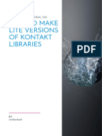 How To Make Lite Versions of KONTAKT Libraries