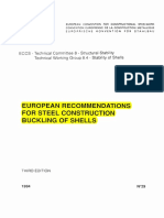 European Recommendations For Steel Construction-Buckling of Shells