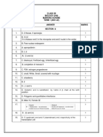 12 Biology CBSE Sample Paper 2021 Answers