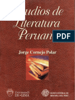Cornejo Polar Estudios Literatura Peruana